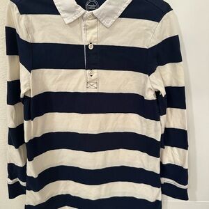 Wonder Nation Navy and White Striped Kids Casual Dress
